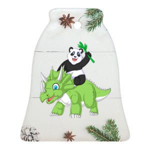 Panda Ceramic Bell Ornament