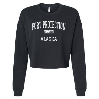 Port Protection Alaska AK Vintage Cropped Pullover Crew