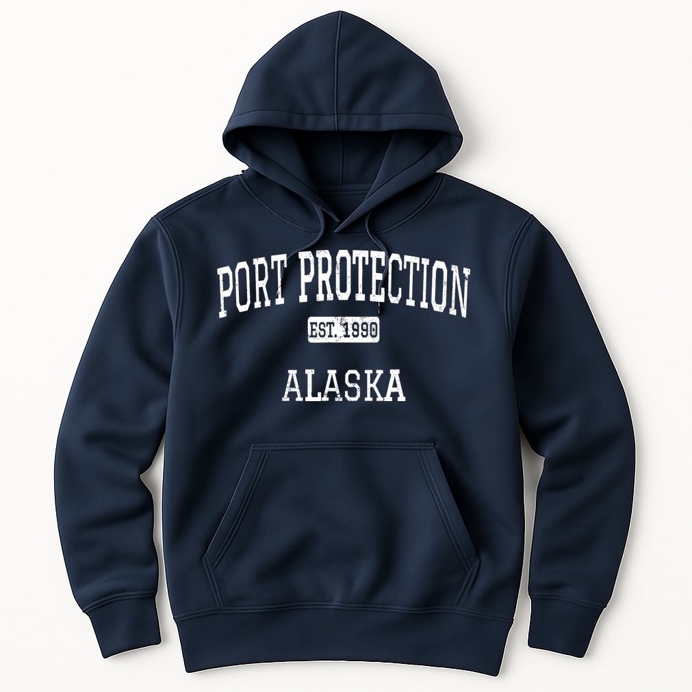 Port Protection Alaska AK Vintage Hoodie