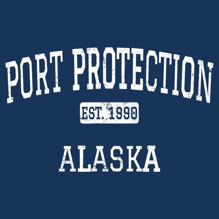 Port Protection Alaska AK Vintage Button