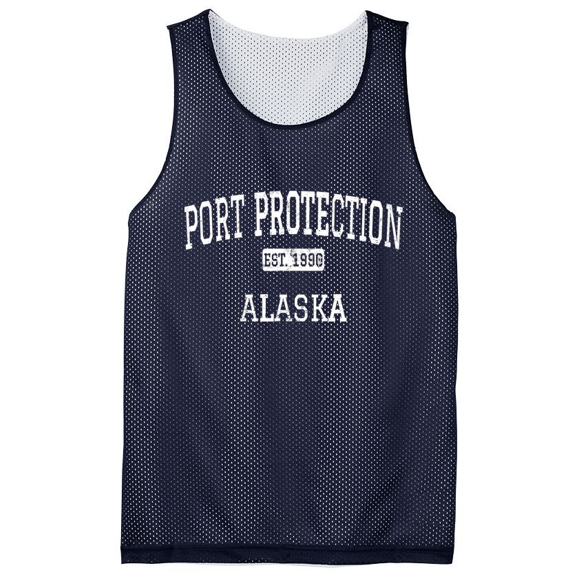 Port Protection Alaska AK Vintage Mesh Reversible Basketball Jersey Tank