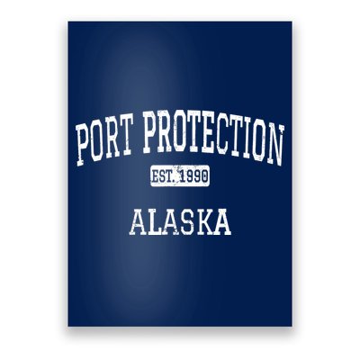 Port Protection Alaska AK Vintage Poster