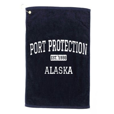 Port Protection Alaska AK Vintage Golf Towel