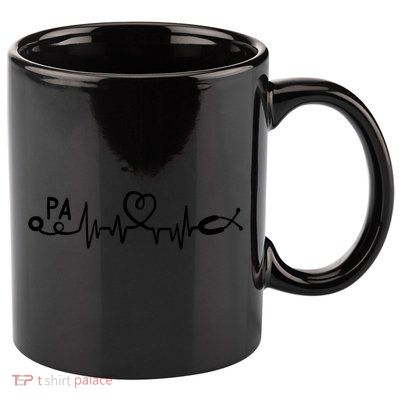 PA Physician Assistant Heartbeat Gift T 11oz C Handle Ceramic Mug