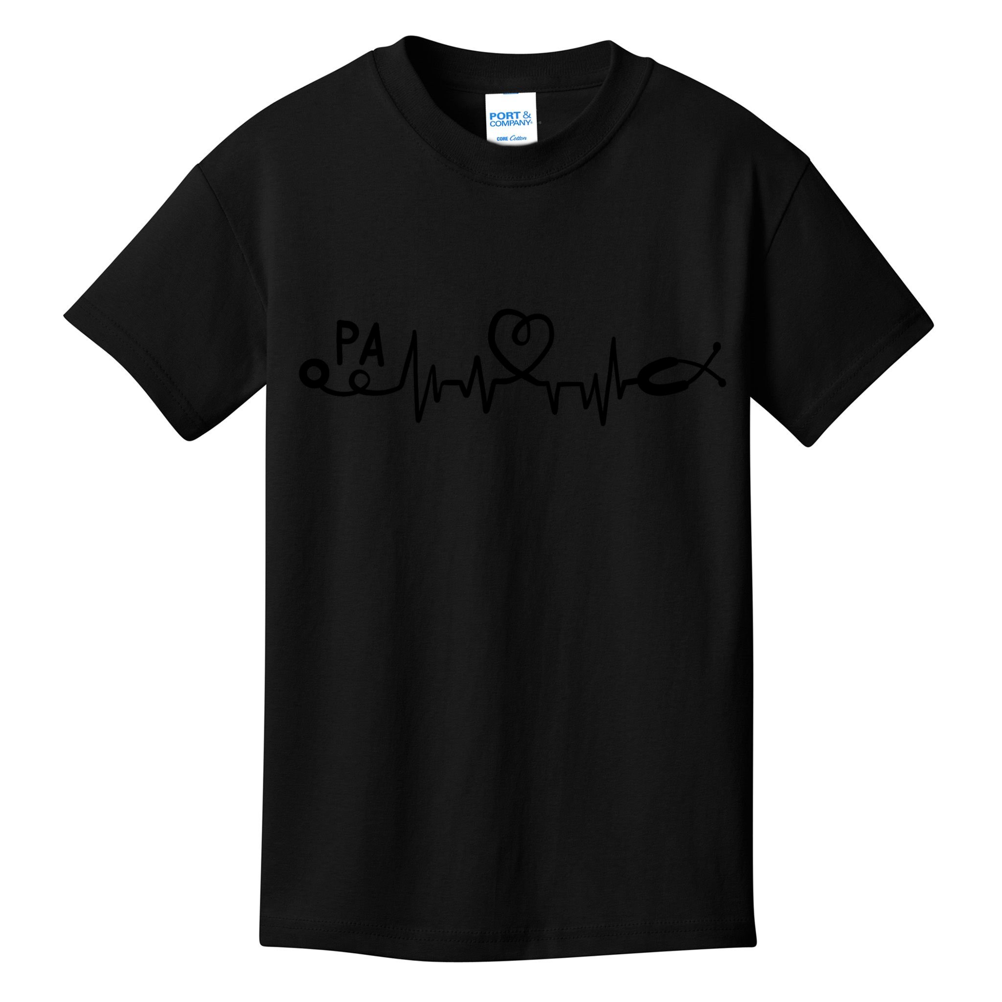PA Physician Assistant Heartbeat Gift T Kids T-Shirt