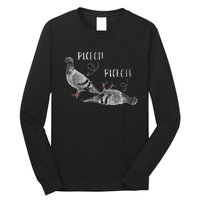 Pigeon Pigeoff Apparel Pigeon Owner Lover Funny Gift Long Sleeve Shirt