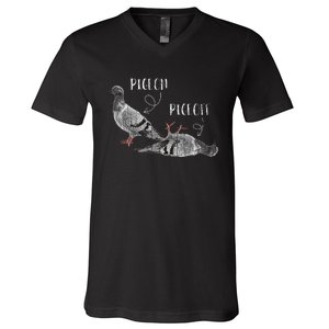 Pigeon Pigeoff Apparel Pigeon Owner Lover Funny Gift V-Neck T-Shirt