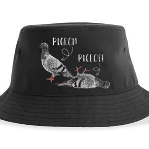 Pigeon Pigeoff Apparel Pigeon Owner Lover Funny Gift Sustainable Bucket Hat