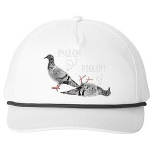 Pigeon Pigeoff Apparel Pigeon Owner Lover Funny Gift Snapback Five-Panel Rope Hat