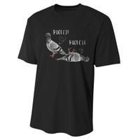 Pigeon Pigeoff Apparel Pigeon Owner Lover Funny Gift Performance Sprint T-Shirt