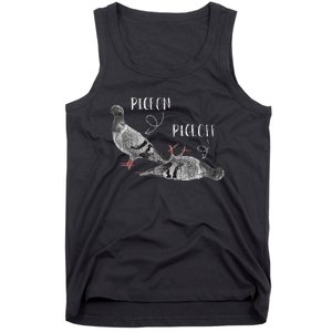 Pigeon Pigeoff Apparel Pigeon Owner Lover Funny Gift Tank Top