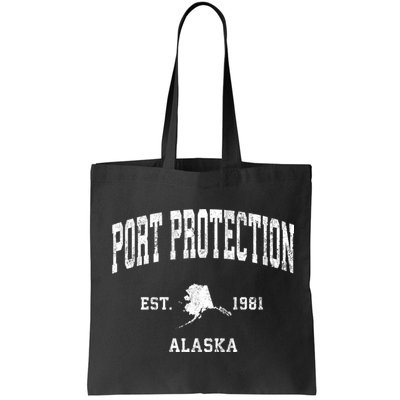 Port Protection Alaska Ak Vintage Established Athletic Sports Design Bag