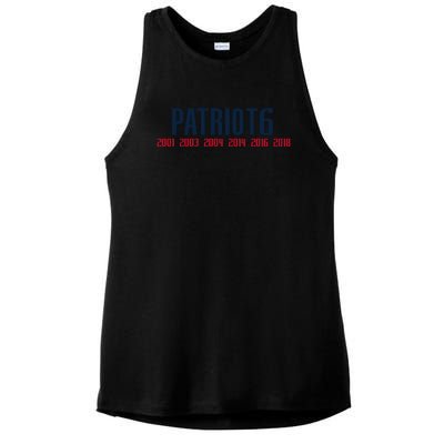 Patriots Ladies PosiCharge Tri-Blend Wicking Tank