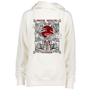 Phoebe Punisher Art For Fan Lover Womens Funnel Neck Pullover Hood