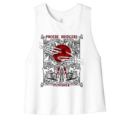 Phoebe Punisher Art For Fan Lover Women's Racerback Cropped Tank