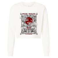 Phoebe Punisher Art For Fan Lover Cropped Pullover Crew