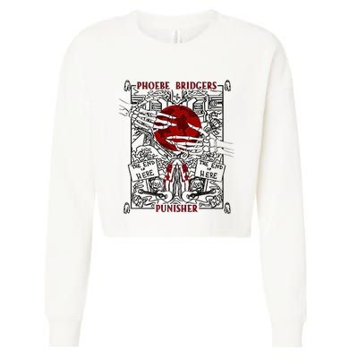 Phoebe Punisher Art For Fan Lover Cropped Pullover Crew