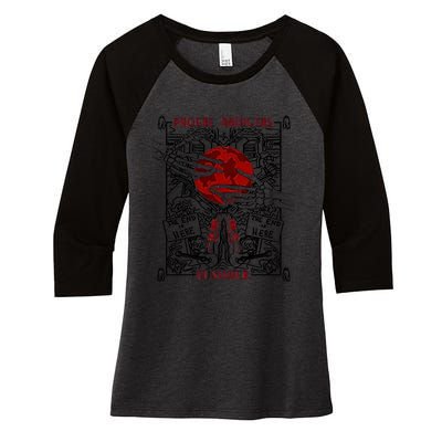 Phoebe Punisher Art For Fan Lover Women's Tri-Blend 3/4-Sleeve Raglan Shirt