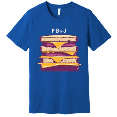 Pretty Pb And J Sandwich With Creamy Peanut Butter And Jelly Cute Gift Premium T-Shirt