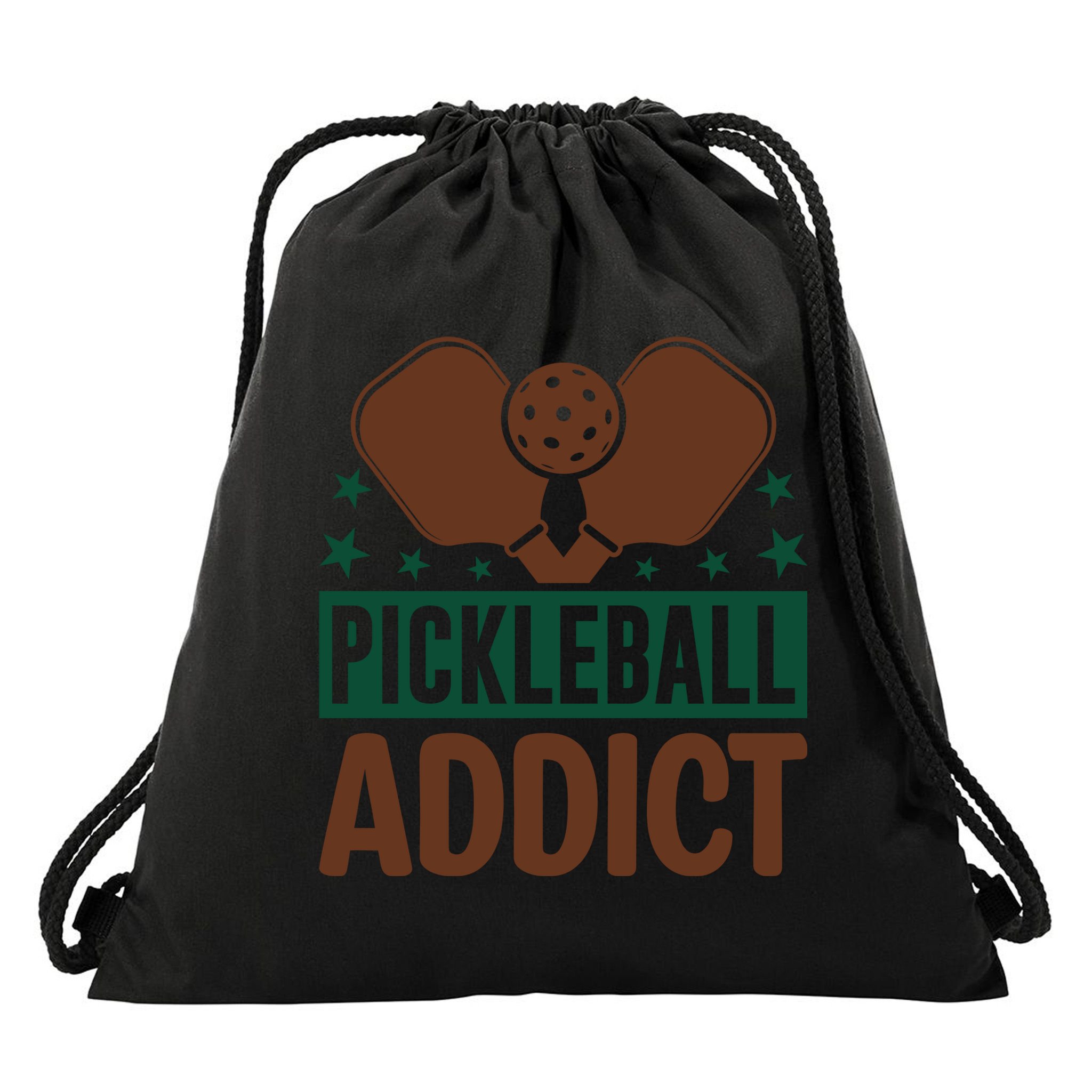 Paddles Pickleball Addict Gift For Player Team Sport Drawstring Bag