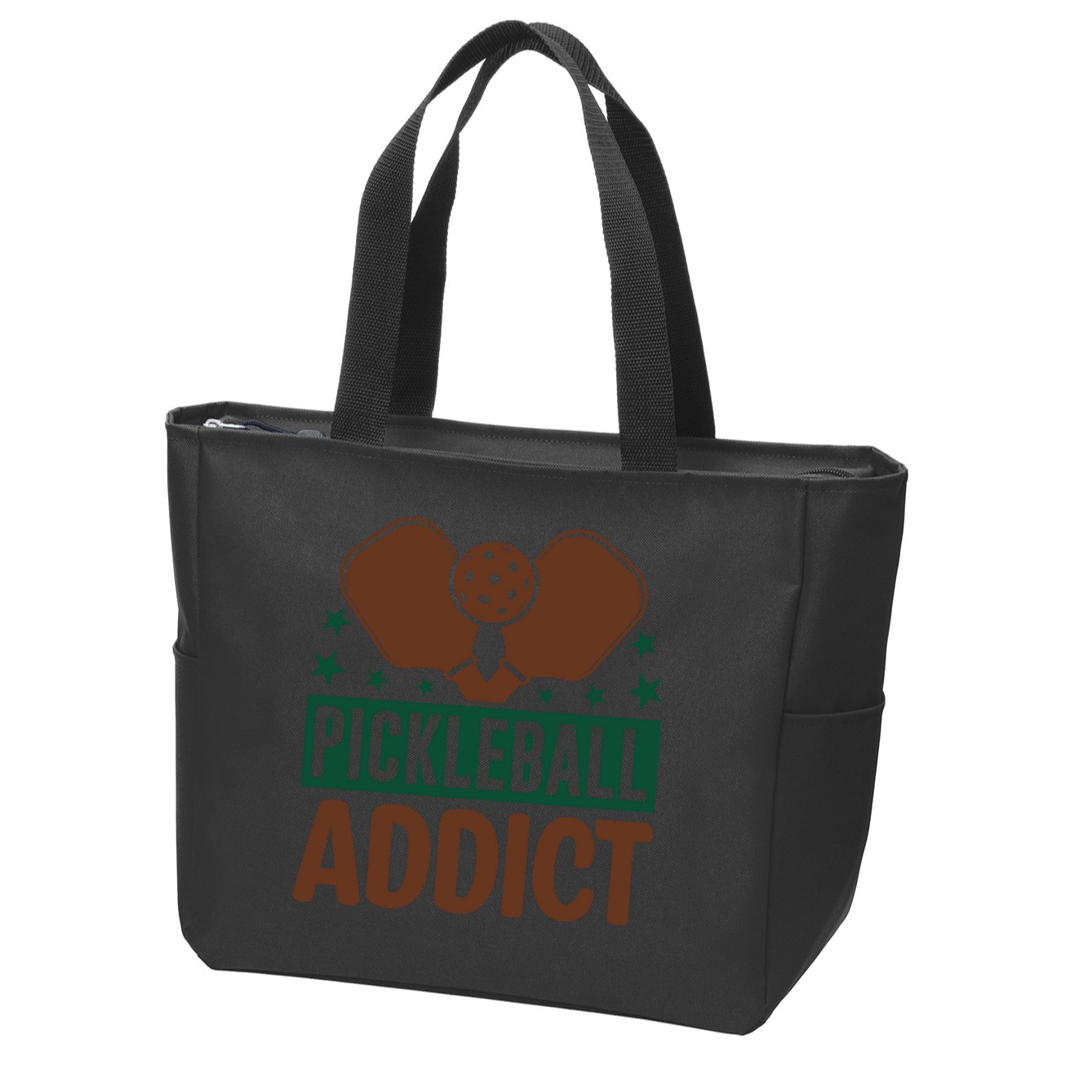 Paddles Pickleball Addict Gift For Player Team Sport Zip Tote Bag