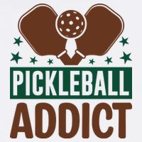 Paddles Pickleball Addict Gift For Player Team Sport Button