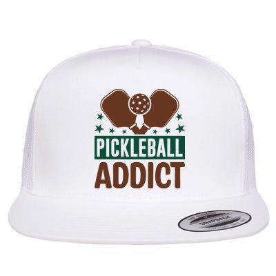 Paddles Pickleball Addict Gift For Player Team Sport Flatbill Hat