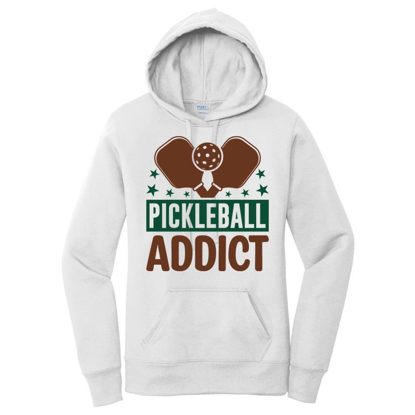 Paddles Pickleball Addict Gift For Player Team Sport Women's Pullover Hoodie