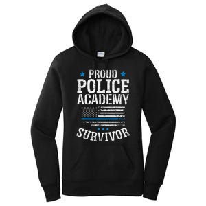 Proud Police Academy Survivor Funny Graduation Gift Women's Pullover Hoodie