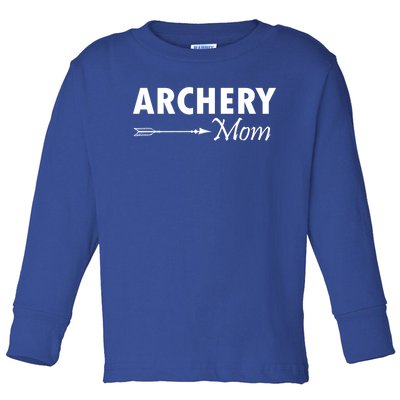 Proud Parent Archery Mom Cool Gift Toddler Long Sleeve Shirt