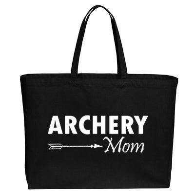 Proud Parent Archery Mom Cool Gift Cotton Canvas Jumbo Tote