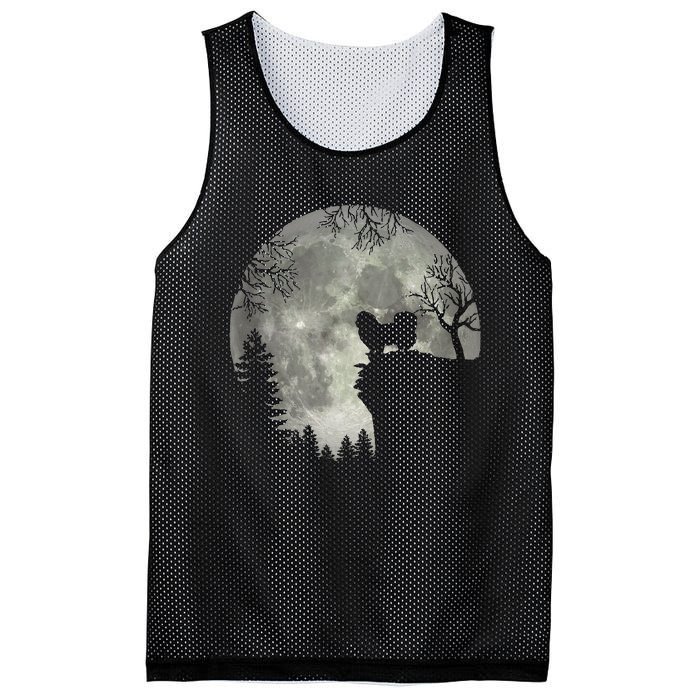 Pekingese Pekinese And Moon Halloween Mesh Reversible Basketball Jersey Tank