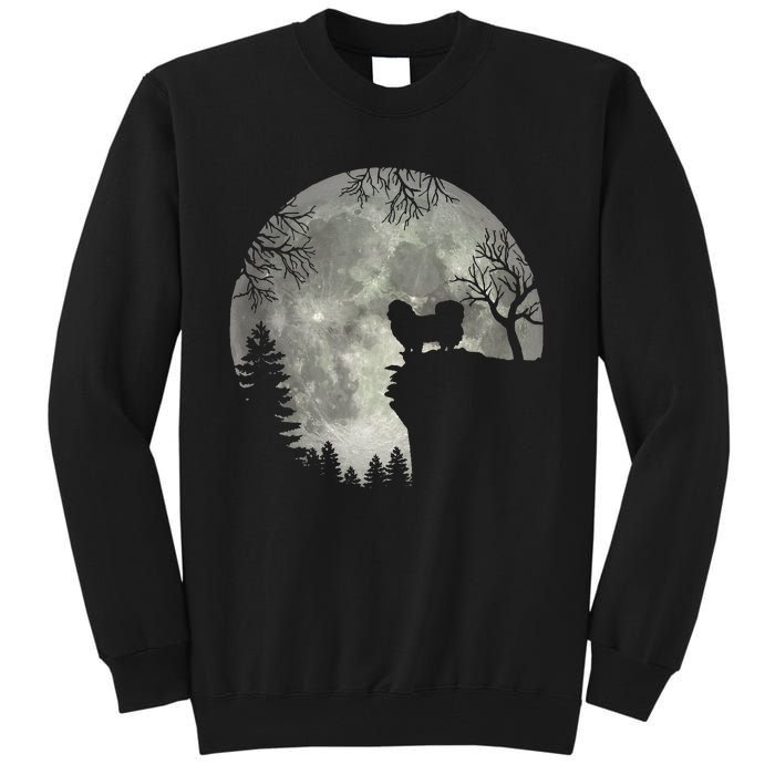 Pekingese Pekinese And Moon Halloween Tall Sweatshirt