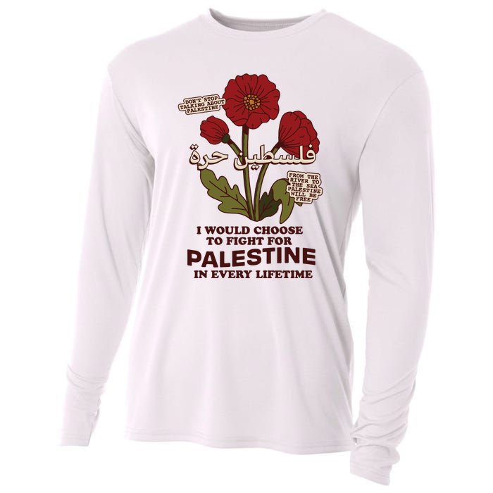 Palestine Cooling Performance Long Sleeve Crew