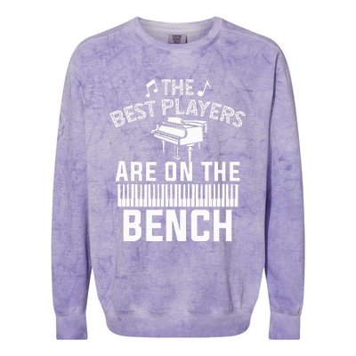 Piano Player Art Musician Orchestra Teacher Colorblast Crewneck Sweatshirt