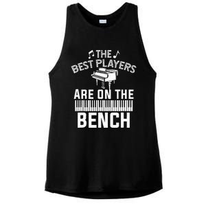 Piano Player Art Musician Orchestra Teacher Ladies PosiCharge Tri-Blend Wicking Tank