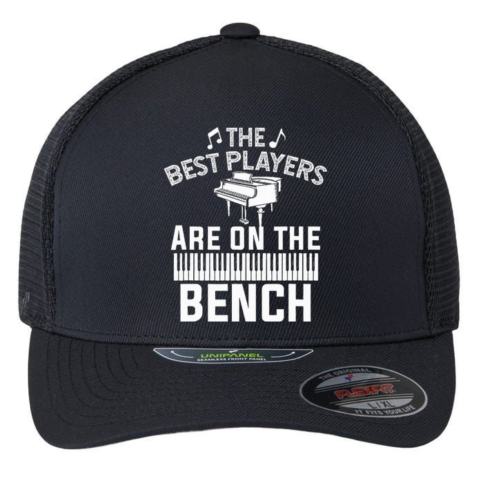 Piano Player Art Musician Orchestra Teacher Flexfit Unipanel Trucker Cap