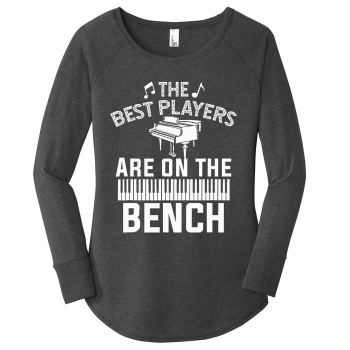 Piano Player Art Musician Orchestra Teacher Women's Perfect Tri Tunic Long Sleeve Shirt