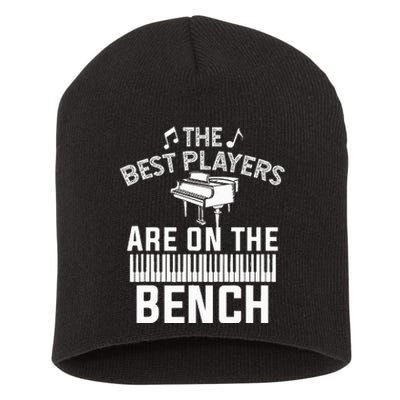 Piano Player Art Musician Orchestra Teacher Short Acrylic Beanie