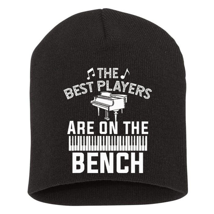 Piano Player Art Musician Orchestra Teacher Short Acrylic Beanie