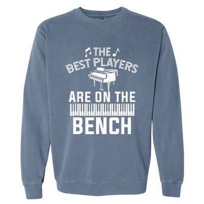 Piano Player Art Musician Orchestra Teacher Garment-Dyed Sweatshirt