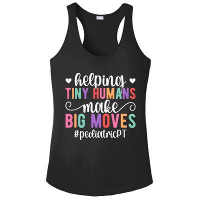 Pediatric PT Appreciation Pediatric Physical Therapy Ladies PosiCharge Competitor Racerback Tank