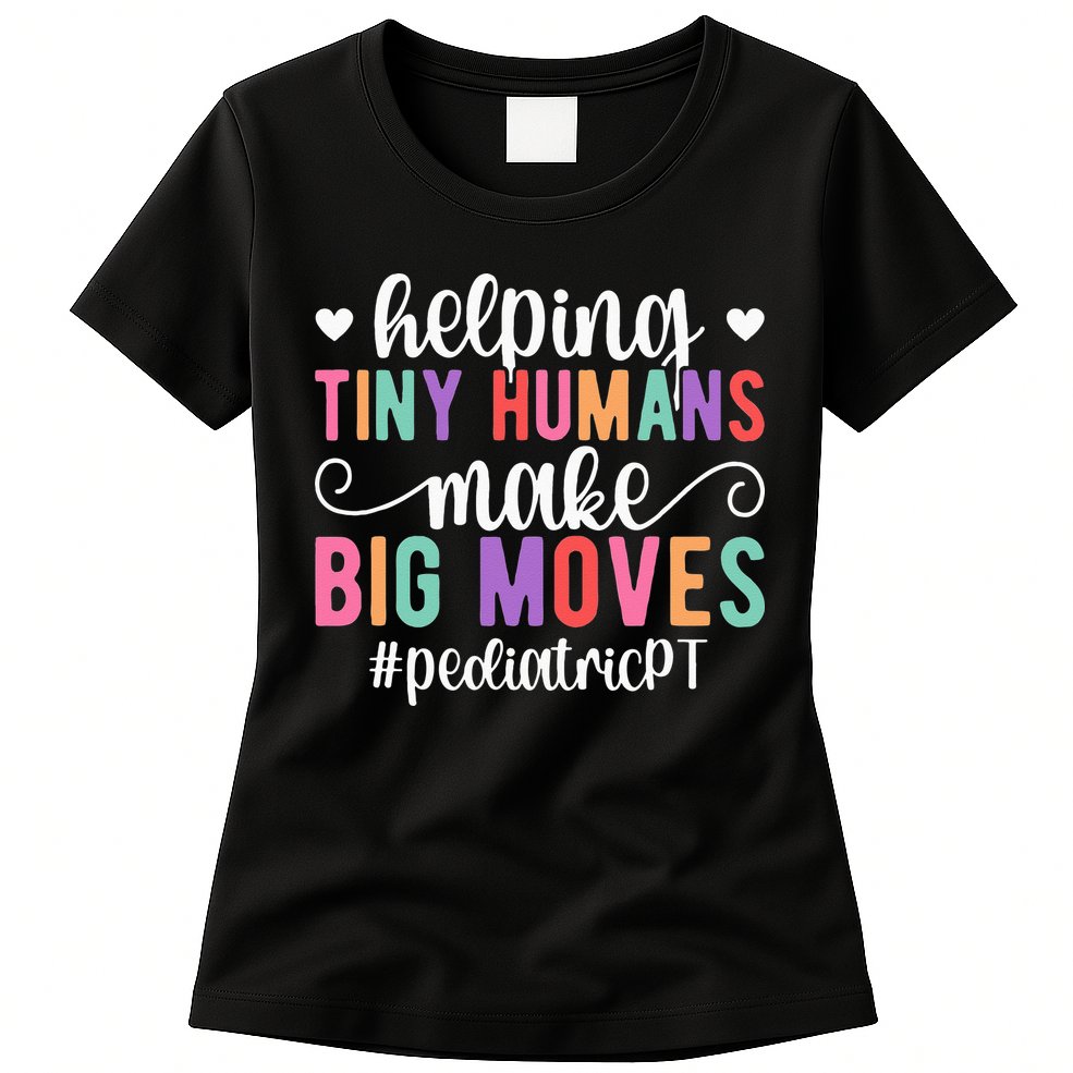 Pediatric PT Appreciation Pediatric Physical Therapy Womens T-Shirt