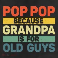 Pop Pop Art For Grandpa From Grandkids FatherS Day Pop Pop 25L Jumbo Tote