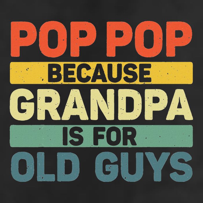 Pop Pop Art For Grandpa From Grandkids FatherS Day Pop Pop Hat