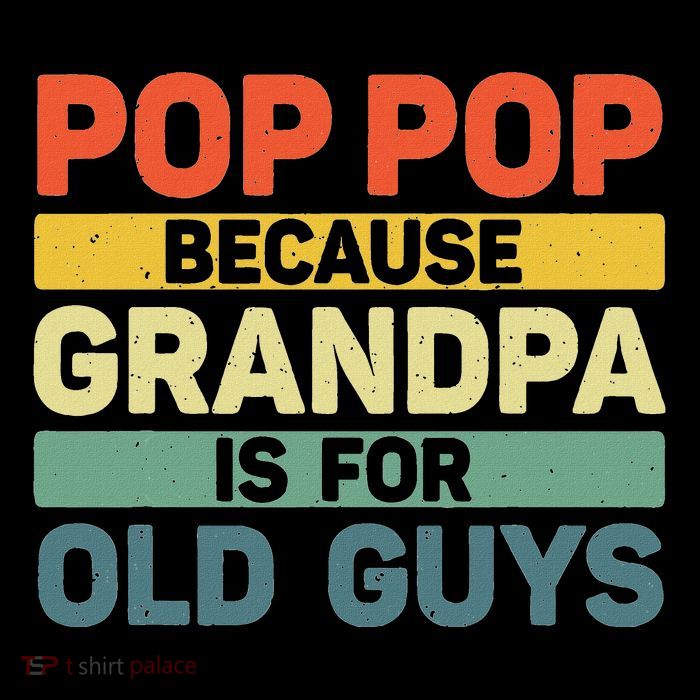 Pop Pop Art For Grandpa From Grandkids FatherS Day Pop Pop Kids T-Shirt