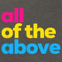 Pansexual Pride All Of The Above LGBTQ Pan Flag Funny LGBT Cotton Canvas Backpack