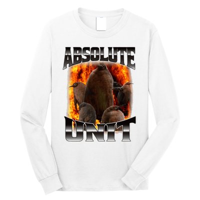 Pesto Penguin Absolute Unit Bootleg Rap Fire Long Sleeve Shirt