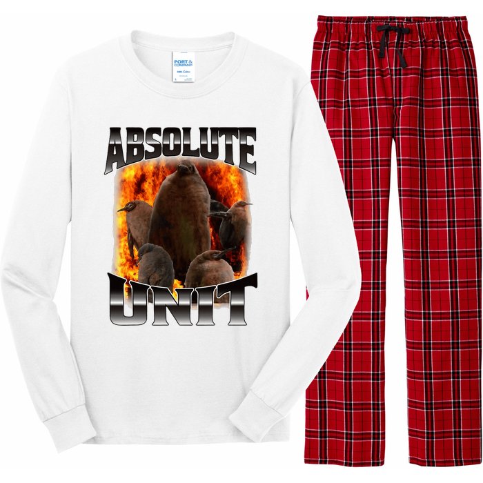 Pesto Penguin Absolute Unit Bootleg Rap Fire Long Sleeve Pajama Set