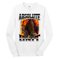 Pesto Penguin Absolute Unit Bootleg Rap Fire Tall Long Sleeve T-Shirt